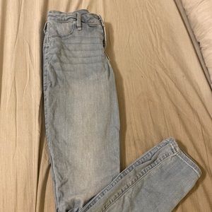 Hollister blue high rise jeans